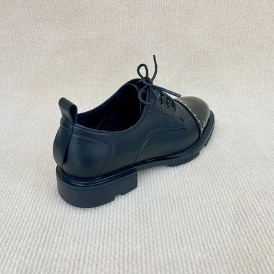 Women fashion leisure heel sport shoes with lace up