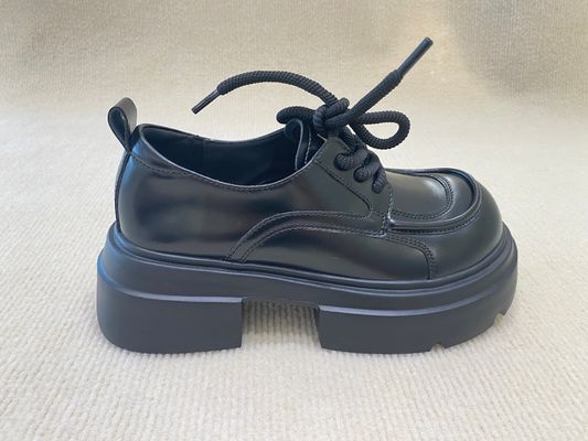 सभी काले फीता ऊपर कस्तूरी जूते Loafers